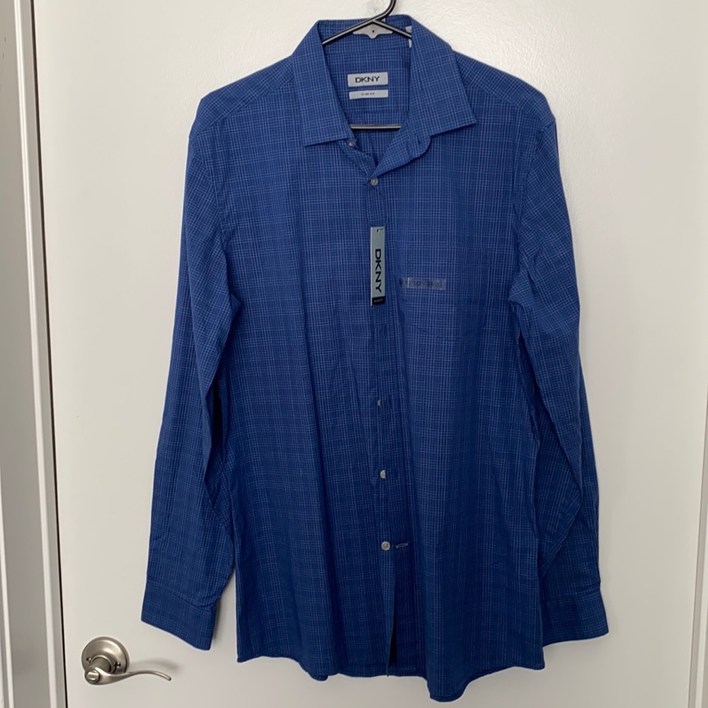 Men’s DKNY slim fit dress shirt